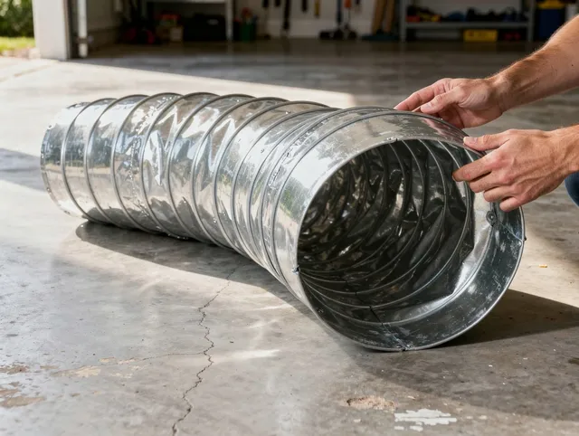 Sierra Madre Dryer Vent Cleaning specialist using advanced equipment for thorough duct cleaning in Sierra Madre