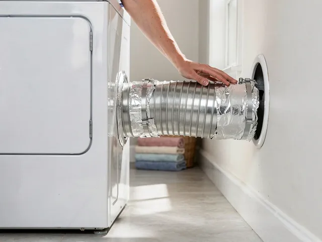 Professional dryer vent hose installation by Sierra Madre Dryer Vent Cleaning in Sierra Madre